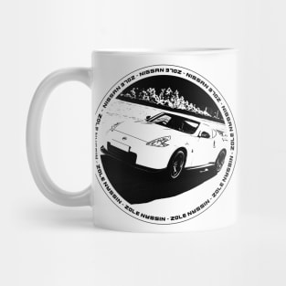 NISSAN 370Z NISMO Black 'N White 4 Mug